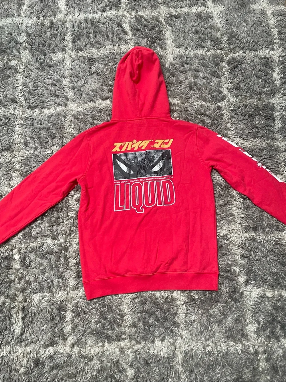 Team Liquid x Marvel Spider-Man Garia Adult Hoodie Size M